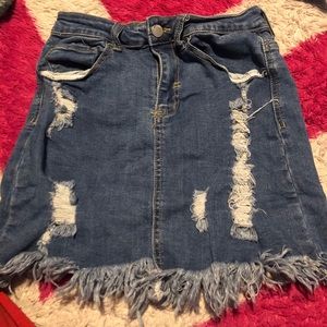 Jean skirt